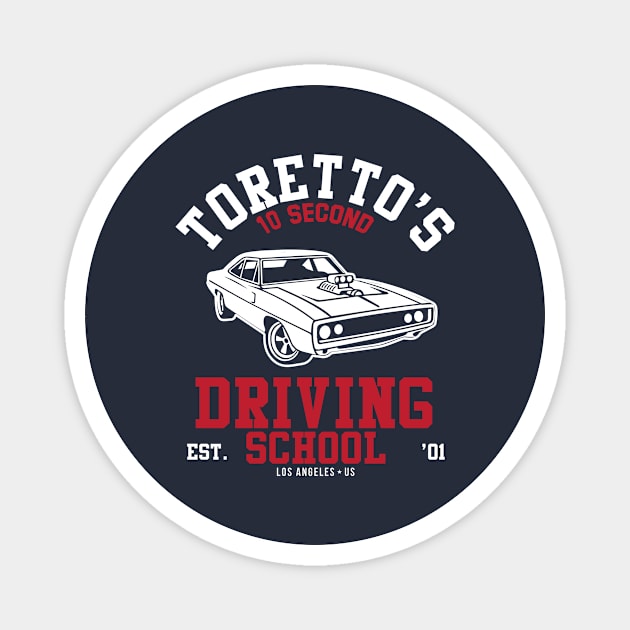 Fast And the Furious Torettos Driving School Magnet by Rebus28